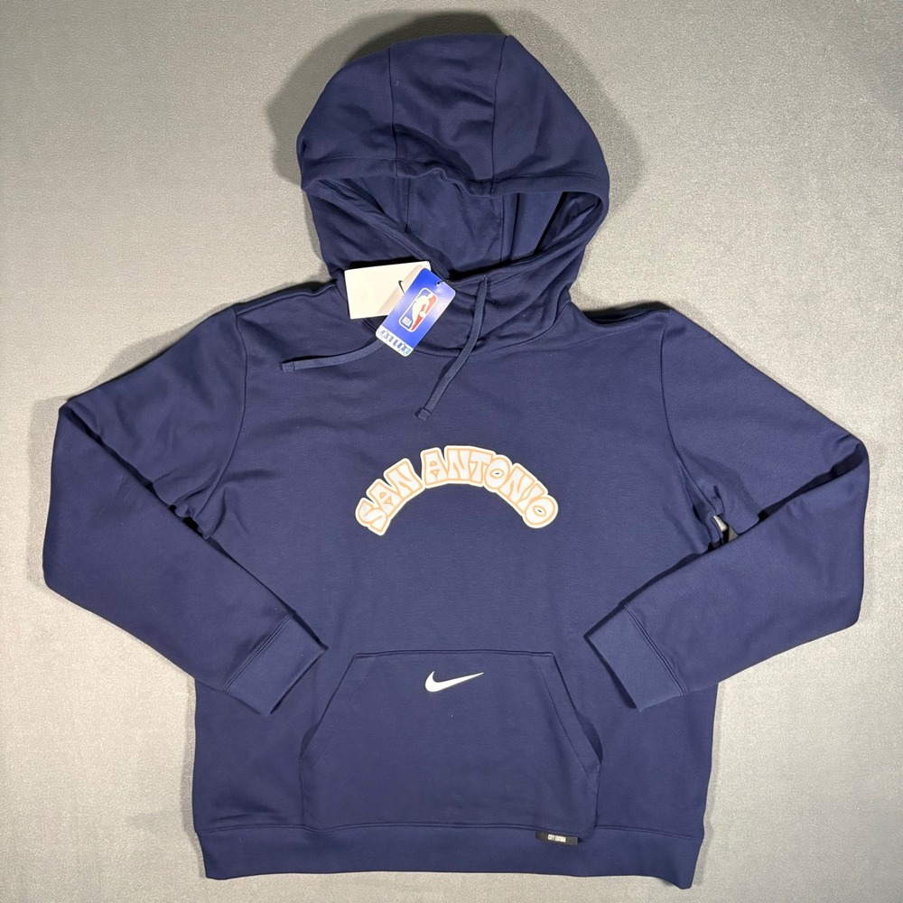 San Antonio Spurs Nike City Edition Women's Hoodie X-Large '23-'24 Navy‎ Blue